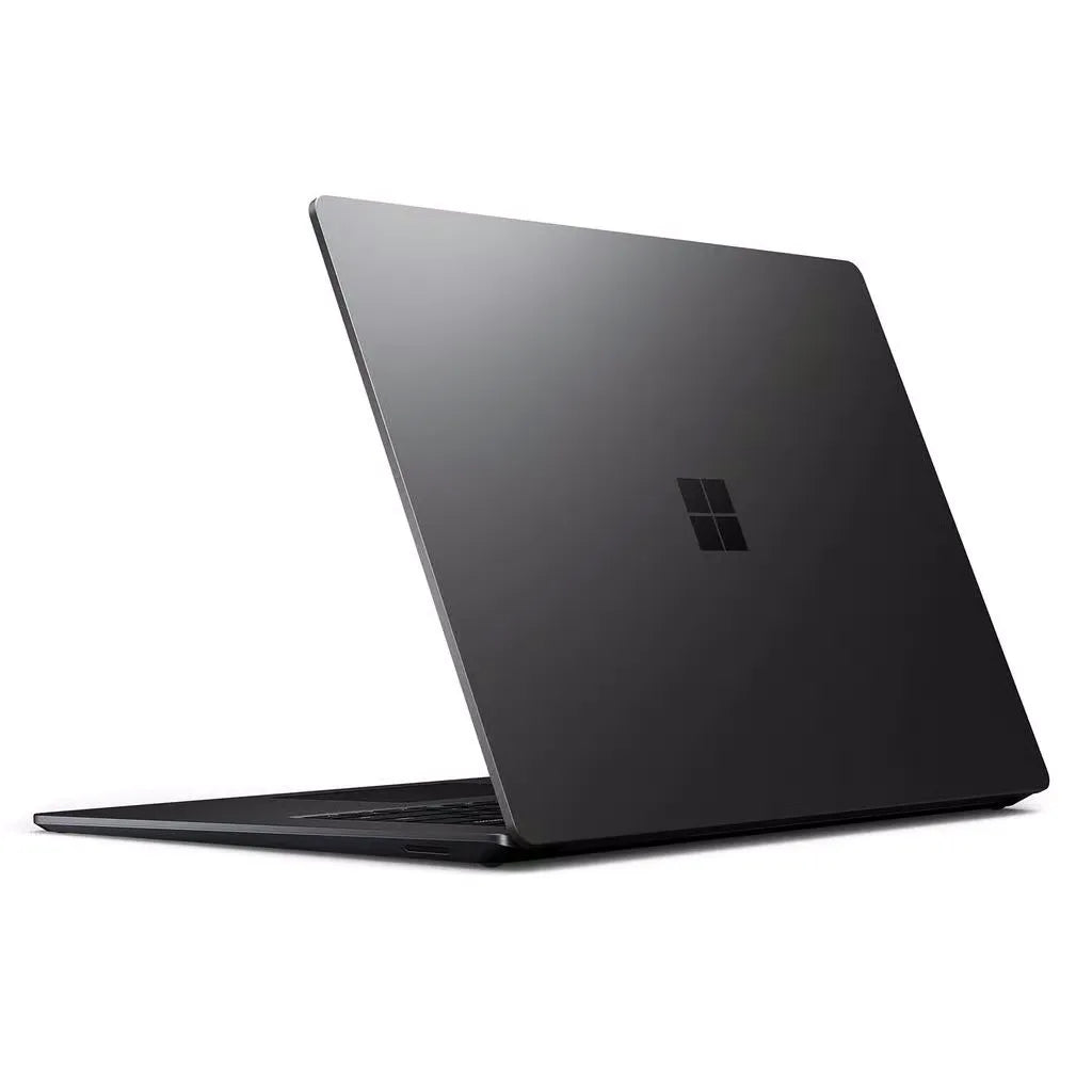Microsoft Surface Laptop 4 13,5" Noir mat vue arrière logo Microsoft