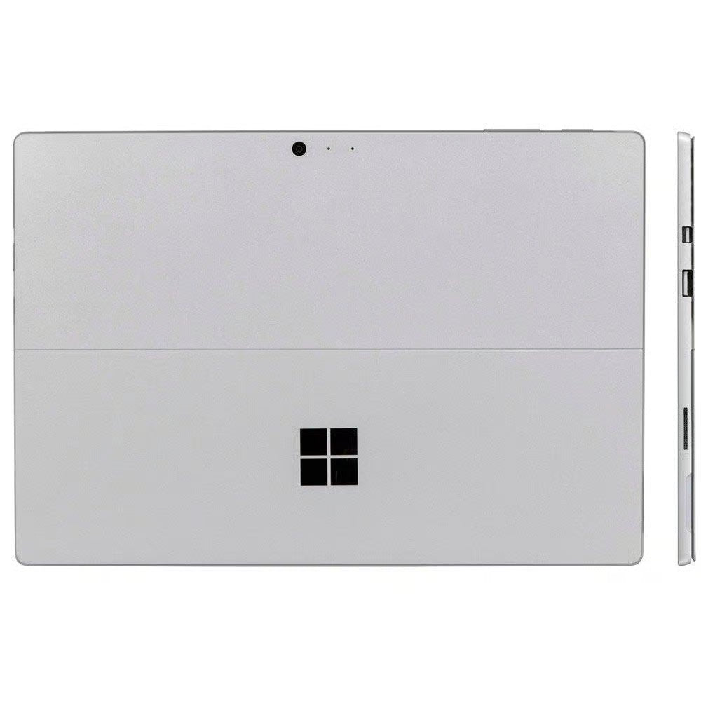 vue de côté et de dos surface pro