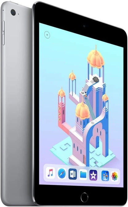 iPad mini 4 Gris Sidéral reconditionné vues multiples avant tranche arrière