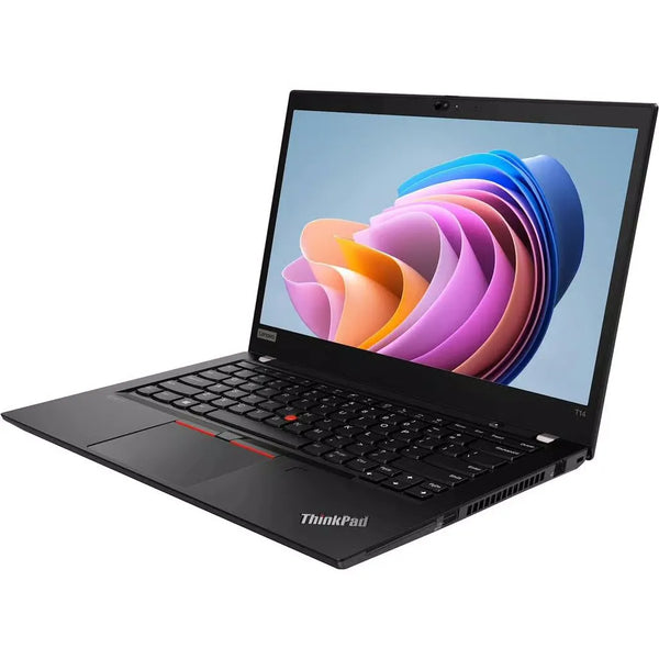 Lenovo ThinkPad T14 14" reconditionné vue ¾ écran Windows 11