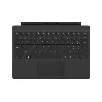 Clavier Type Cover noir AZERTY pour Surface Pro, vue de dessus